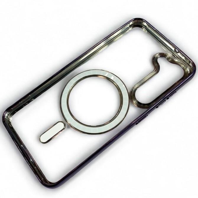 Чехол Cosmic Galaxy with MagSafe для Samsung Galaxy S23 Темно Фиолетовый-1