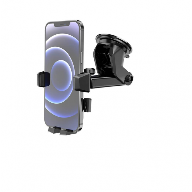 Холдер Hoco CA83 David (center console) Black-4