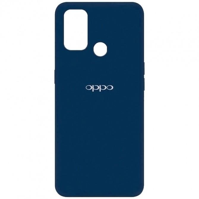 Чехол Original Soft Case Oppo A53/A32/A33 Темно Синий FULL