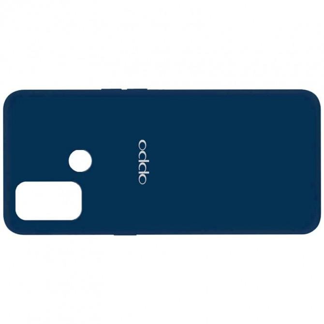 Чехол Original Soft Case Oppo A53/A32/A33 Темно Синий FULL-2