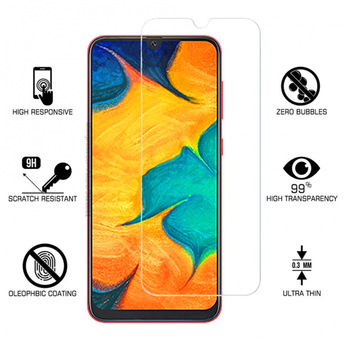 Захисне скло для SAMSUNG A405 Galaxy A40 2019 (0.3 мм, 2.5D)-3