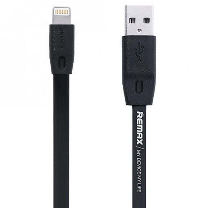 Кабель Remax Full Speed RC-001i iPhone 6 Чёрный 1m (5-010)