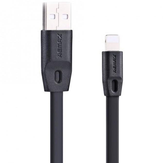 Кабель Remax Full Speed RC-001i iPhone 6 Чёрный 1m (5-010)-1