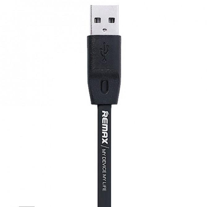 Кабель Remax Full Speed RC-001i iPhone 6 Чёрный 1m (5-010)-2