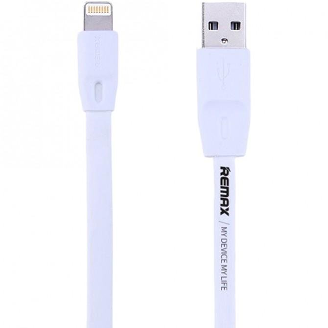 Кабель Remax Full Speed RC-001i iPhone 6 Белый 1m (5-010)