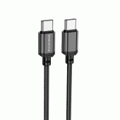Кабель Borofone BX87 Type-C to Type-C 60W Balck Кабель Borofone BX87 Type-C to Type-C 60W Balck