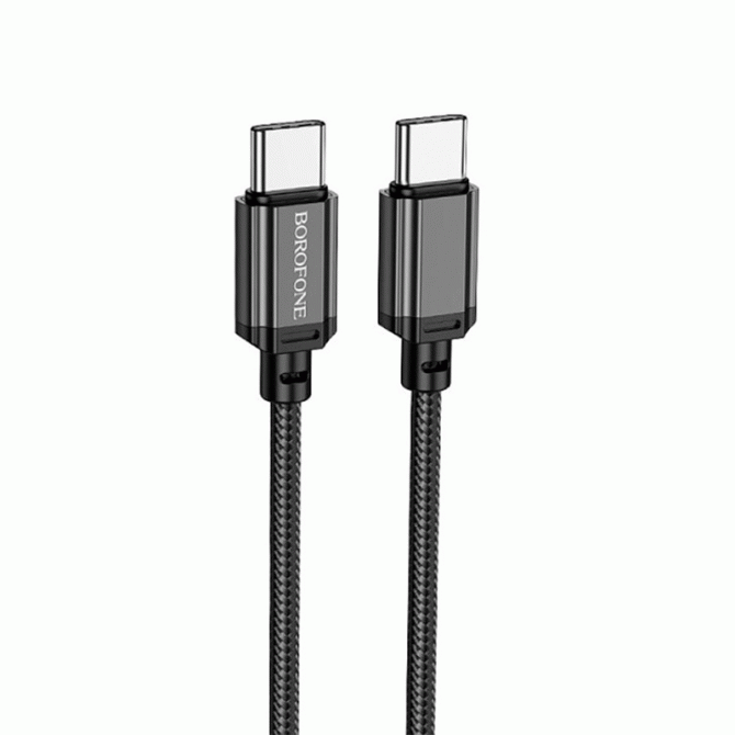 Кабель Borofone BX87 Type-C to Type-C 60W Balck 1m