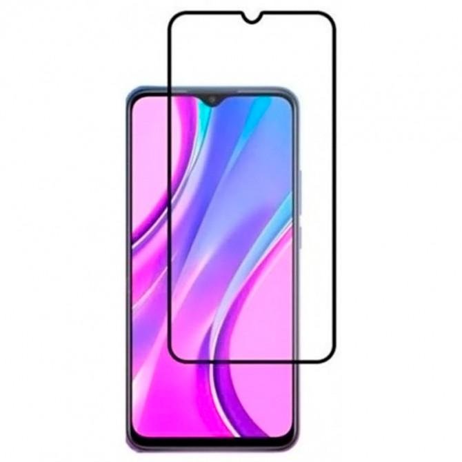 Защитное стекло для TECNO Pop 5 Full Glue (0.25 мм, 2.5 черное) ЛЮКС