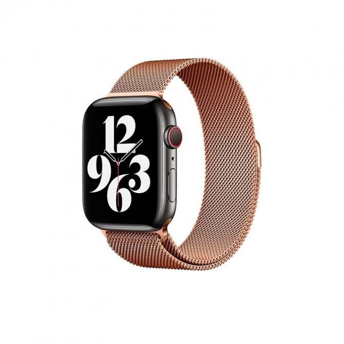 Ремешок для Apple Watch 42/44mm Steel Milanese Loop Gold