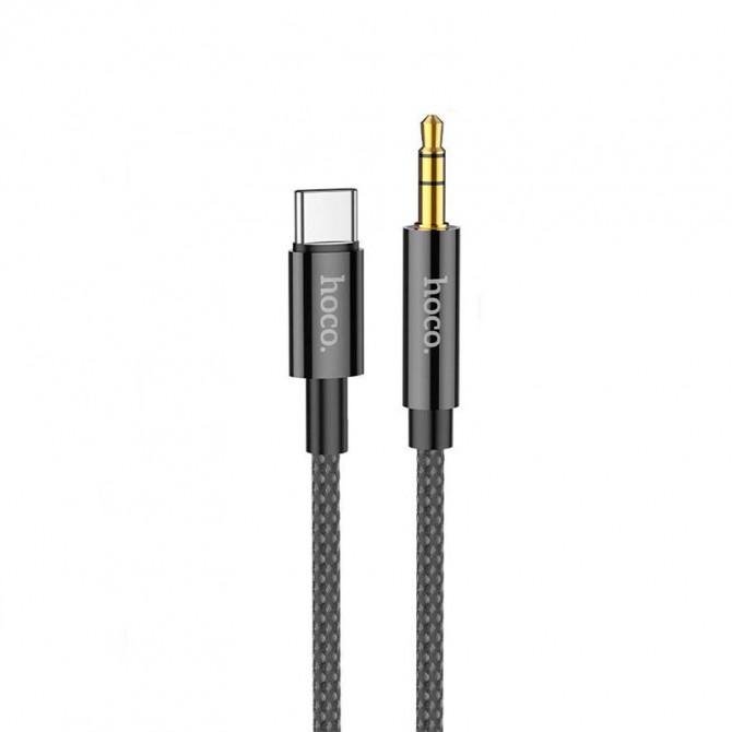 Кабель AUX Hoco UPA19 Type-C to 3.5``-1