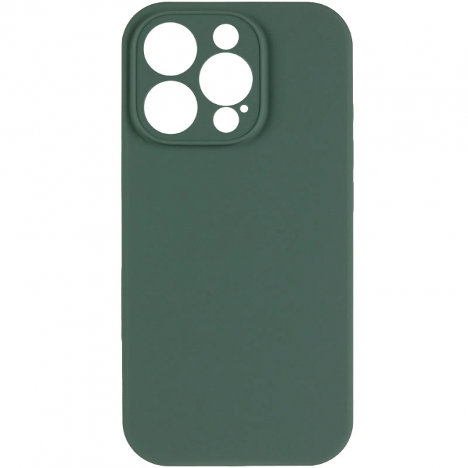 Силіконовий чохол для iPhone 16 Pro Pine green FULL (NO LOGO)