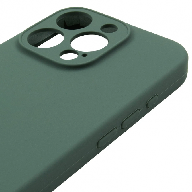 Силіконовий чохол для iPhone 16 Pro Pine green FULL (NO LOGO)-3