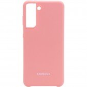 Чехол накладка Original Soft Case Samsung G990 Galaxy S21 FE Розовый FULL Чехол накладка Original Soft Case Samsung G990 Galaxy S21 FE Розовый FULL
