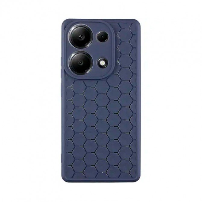 Чохол TPU Honeycomb для Xiaomi Redmi Note 13 Pro 4G Темно Синій