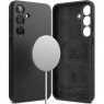 Силіконовий чохол Full Soft (MagSafe) Samsung Galaxy S25 Чорний FULL