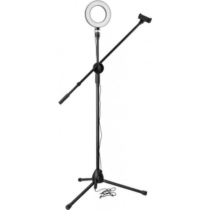 Штатив для телефону/фотоапарату Gelius Pro Portable Tripod Kit LED Stork GP-PT-002
