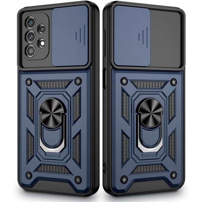 Чохол HONOR Hard Defence Series Samsung A536 Galaxy A53 5G Blue (with Camshield and magnet)