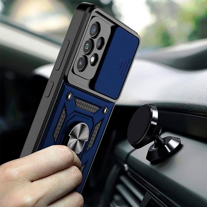 Чохол HONOR Hard Defence Series Samsung A536 Galaxy A53 5G Blue (with Camshield and magnet)-3