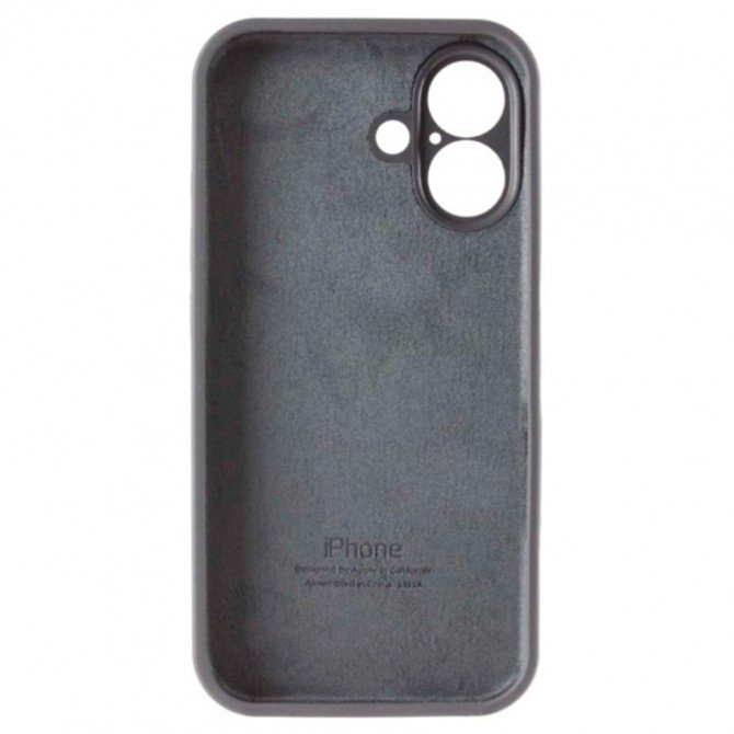 Силиконовый чехол для iPhone 17 Dark Grey FULL-1