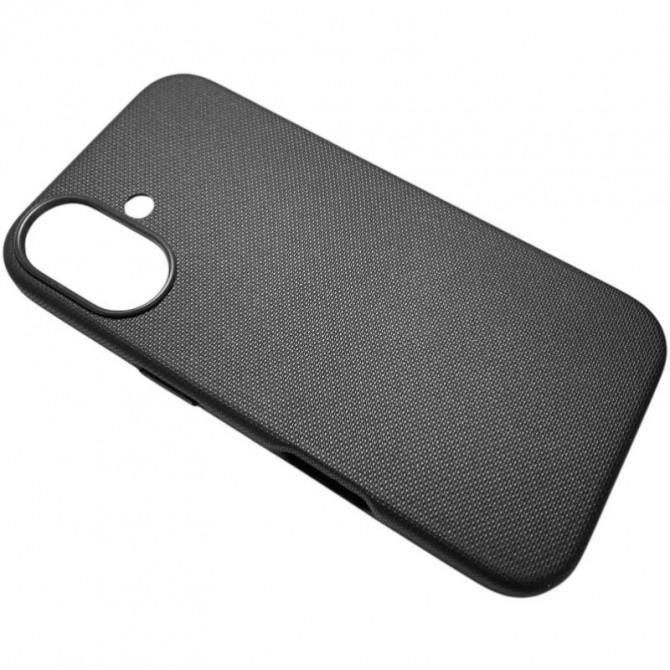 Накладка Woven Case with MagSafe iPhone 16 Black-4
