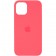 Оригінальний силіконовий чохол для iPhone 12 Pro Max Яскраво Рожевий