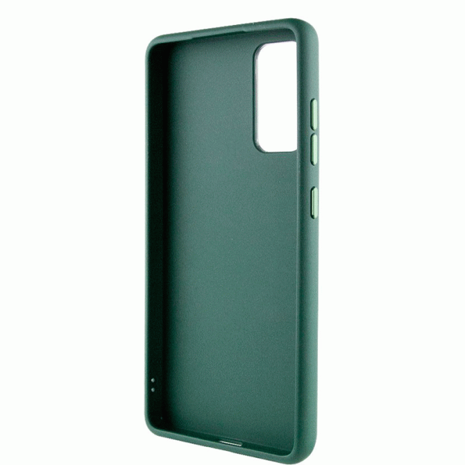 TPU чохол Bonbon Metal Style with MagSafe для Samsung Galaxy S22 Зелений-1