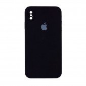 Силіконовий чохол для iPhone X/Xs Чорний FULL (SQUARE SHAPE) Силіконовий чохол для iPhone X/Xs Чорний FULL (SQUARE SHAPE)