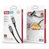Кабель Cable XO NBQ189A PD Type-C to Lightning 20W 1m Black