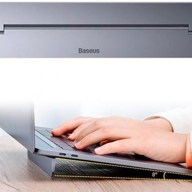 Підставка для ноутбука Baseus Papery Notebook Holder (SUZC-0G) Silver-3