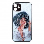 Чехол Prisma Ledies для iPhone 11 Girl in a hat Чехол Prisma Ledies для iPhone 11 Girl in a hat