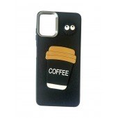Чохол TPU Leather Toys для Samsung Galaxy A06 (Coffee / Black) Чохол TPU Leather Toys для Samsung Galaxy A06 (Coffee / Black)