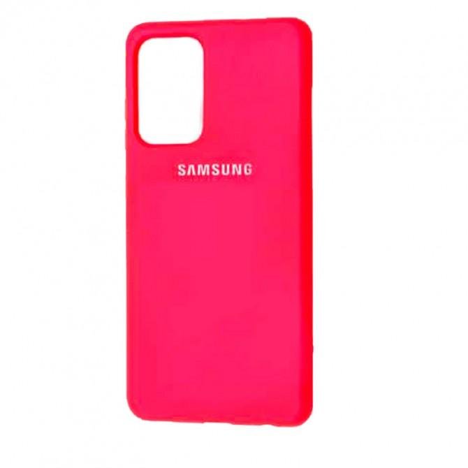 Чохол Soft Case Samsung A725 Galaxy A72 Малиновий FULL