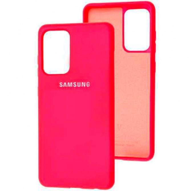 Чохол Soft Case Samsung A725 Galaxy A72 Малиновий FULL-1