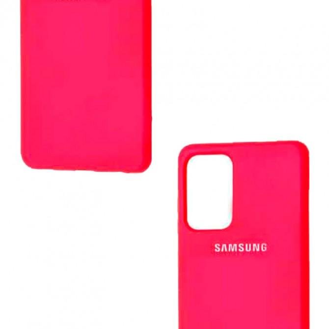 Чохол Soft Case Samsung A725 Galaxy A72 Малиновий FULL-3