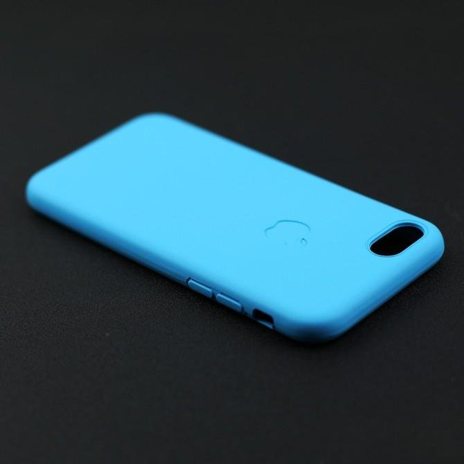 Чохол TPU case для iPhone 6/6s Яскраво синій FULL-3