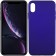 Чехол TPU case для iPhone X/Xs Темно фиолетовый FULL