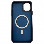 Чехол Pjur with Magsafe for iPhone 15 Pro Dark Blue Чехол Pjur with Magsafe for iPhone 15 Pro Dark Blue