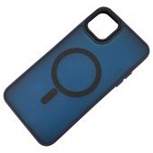 Чехол Pjur with Magsafe for iPhone 15 Pro Dark Blue Чехол Pjur with Magsafe for iPhone 15 Pro Dark Blue