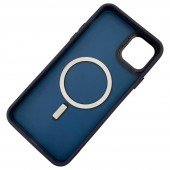Чехол Pjur with Magsafe for iPhone 15 Pro Dark Blue Чехол Pjur with Magsafe for iPhone 15 Pro Dark Blue