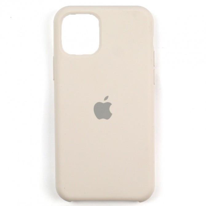 Оригинальный силиконовый чехол для iPhone 11 Pro Светло Серый-1