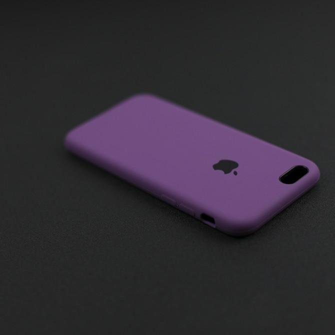 Чехол силиконовый для iPhone 6/6s Фиолетовый FULL-4