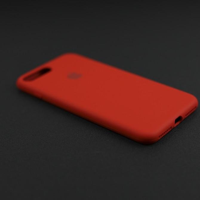 Чехол силиконовый для iPhone 7/8 Plus Красный FULL-3