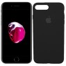 Чехол силиконовый для iPhone 7/8 Plus Чёрный FULL
