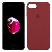 Чохол силіконовий для iPhone 7/8 Вишневий FULL