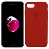 Чехол силиконовый для iPhone 7/8 Красный FULL Чехол силиконовый для iPhone 7/8 Красный FULL