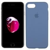 Чохол силіконовий для iPhone 7/8 Морський синій FULL