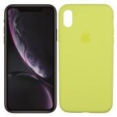 Чохол силіконовий для iPhone Xr Лимонний  FULL