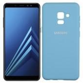 Чохол Soft Case для Samsung A8 2018 (A530) Яскраво Синій FULL