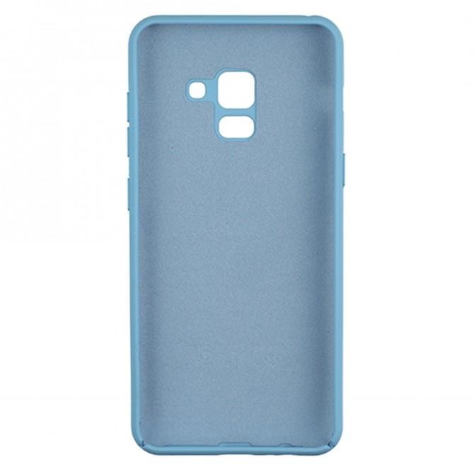 Чехол Soft Case для Samsung A8 2018 (A530) Ярко синий FULL-2