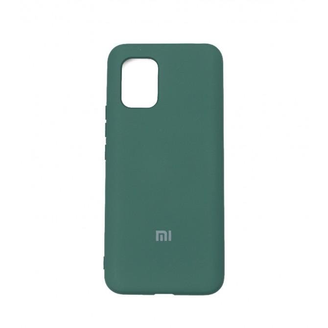 Чехол Original Soft Case Xiaomi Mi 10T Темно Зеленый FULL